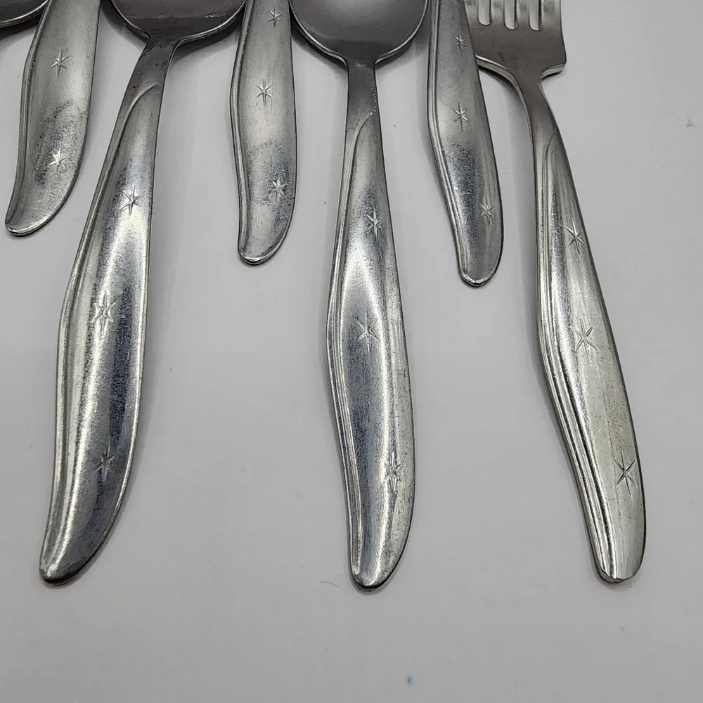 Vintage Utica Cut Co Atomic Star 3 Stars USA 6